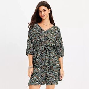 NWT Loft Garden Button Dolman Pocket Mini Dress, size XSP